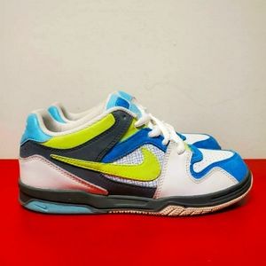 RARE Nike Men’s 2008 SB Dunk Low 6.0 Blue/Green/Grey/White 316871-171  Sz 5.5Y